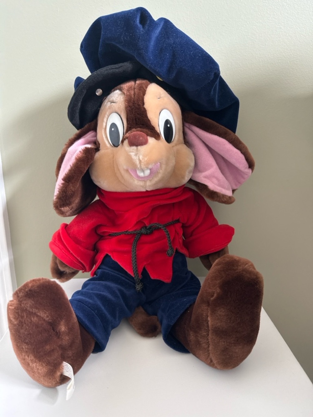 Vintage 1986 Fievel Plush An American Tail Sears Caltoy Korea Rare Movie w/ Tag